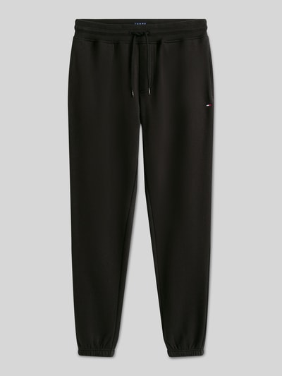 Tommy Jeans Spodnie dresowe o kroju slim fit z mieszanki bawełny Czarny 2