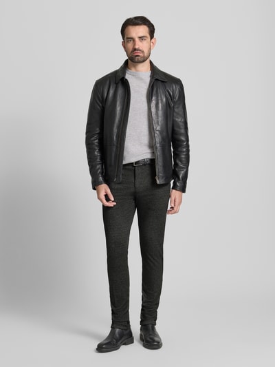 Tom Tailor Denim Slim fit chino met viscosegehalte Antraciet - 1