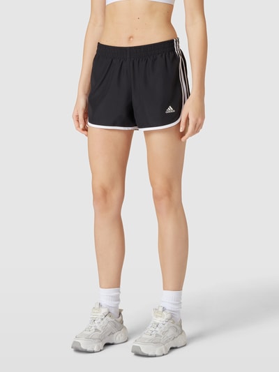 ADIDAS SPORTSWEAR Korte broek met labeldetail Zwart - 4