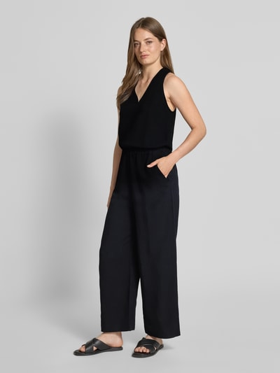 Someday Jumpsuit van een mix van viscose en linnen, model 'Cedira' Zwart - 1