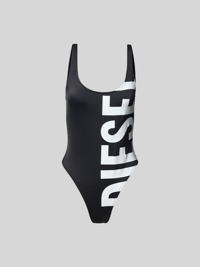 Diesel Badeanzüge mit Label-Print Black 2
