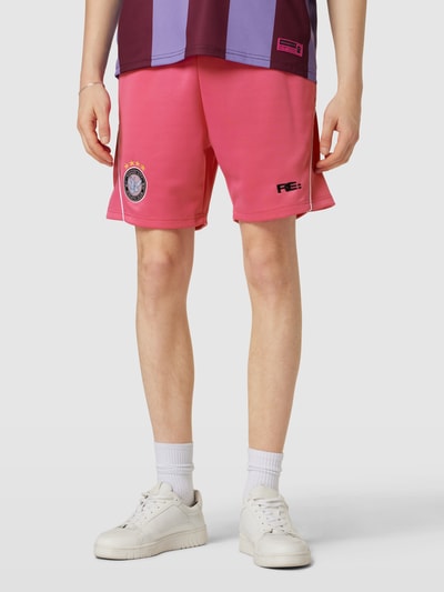 Review X MATW Fußball Shorts RAGAZZI - MATW x REVIEW 10 Neon Rot 4