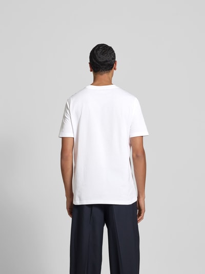 Marni T-Shirt mit Label-Detail Weiss 5