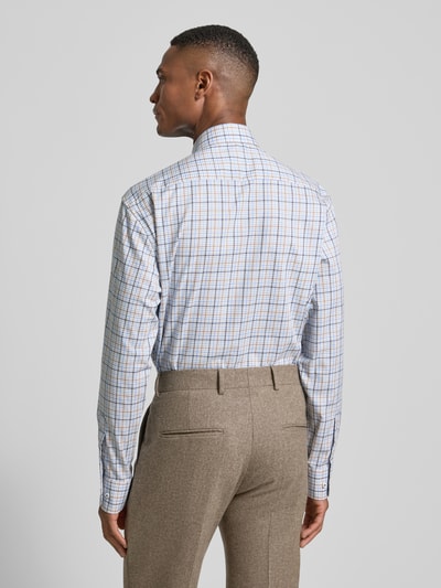 ETERNA Comfort Fit Business-Hemd aus Baumwolle mit Kentkragen Bleu 5