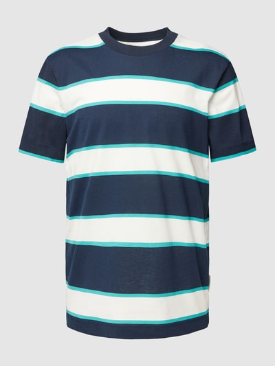 TOM TAILOR Denim T-Shirt Donna Con Nodo – Cotone Biologico, Vestibilità Normale, Manica Corta