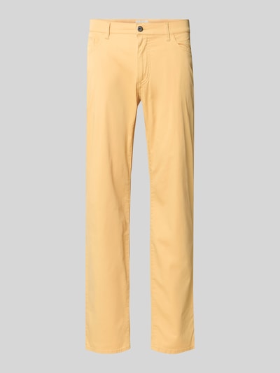 Brax Regular Fit Stoffhose mit Lyocell-Anteil Modell 'Cadiz' GELB 2