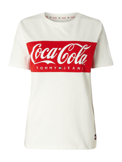 Tommy Jeans T-shirt z nadrukiem z logo Tommy Jeans x Coca Cola® Biały 1