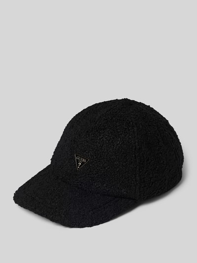 GUESS cap met teddyfleece-fleecelook Zwart - 1