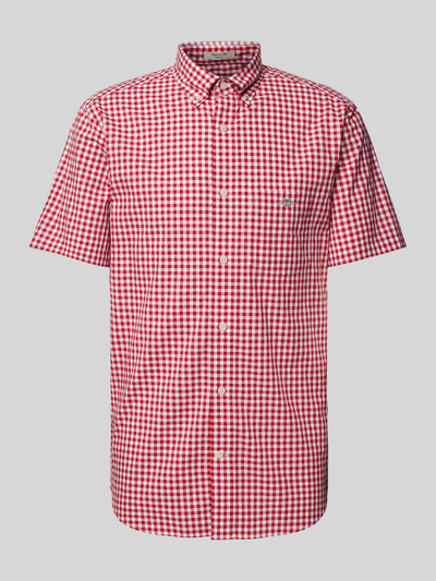 Gant Freizeithemd mit Button-Down-Kragen Dunkelrot 2