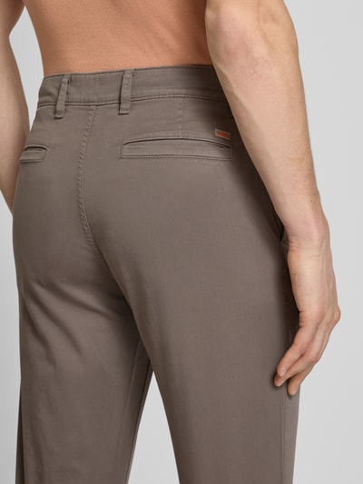 BOSS Orange Herren Chino mit französischen Eingrifftaschen Hellbraun 3