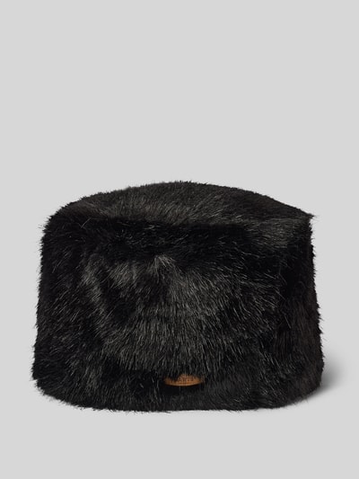 Barts Czapka z obszyciem ze sztucznego futra model ‘JOSH’ Czarny 1
