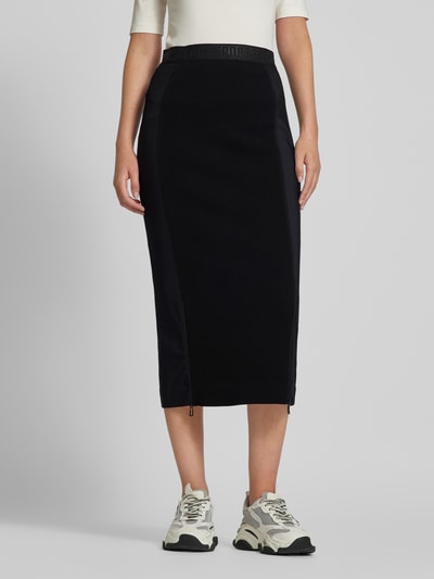 Marc Cain Midirok met elastische band Zwart - 4