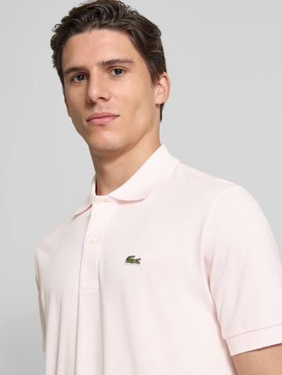 Lacoste Classic Fit Poloshirt mit Label-Badge Hellrosa 3