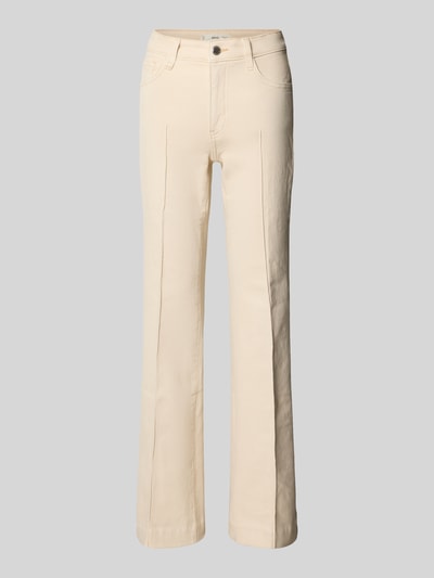 MANGO Slim Fit Jeans mit Ziernähten Modell 'Amelia' Offwhite 2