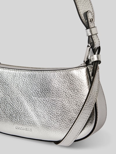 Coccinelle Handtasche mit Label-Detail Modell 'MERVEILLE' Silber 3