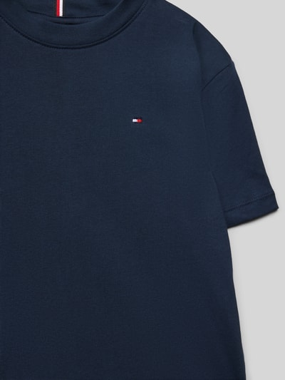 Tommy Hilfiger Teens T-Shirt mit Logo-Stitching Marine 2