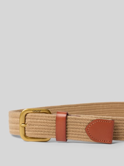 Levi's® Gürtel mit Dornschließe und Logo-Detail Beige 2
