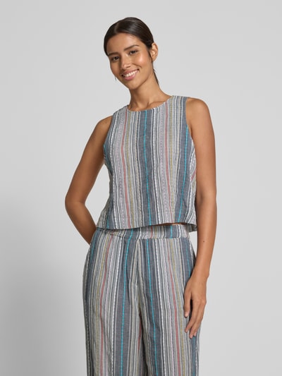 JAKE*S STUDIO WOMAN Top bluzkowy o kroju regular fit z okrągłym dekoltem Lodowy błękitny 4