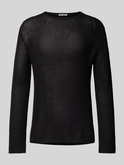 REVIEW Strickpullover mit Rundhalsausschnitt Black 2