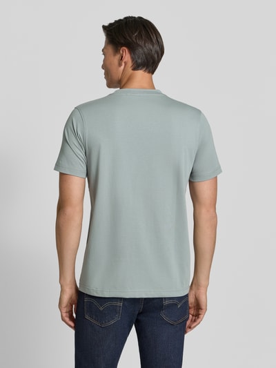LERROS T-Shirt mit Rundhalsausschnitt und Logo-Print Graphit 5