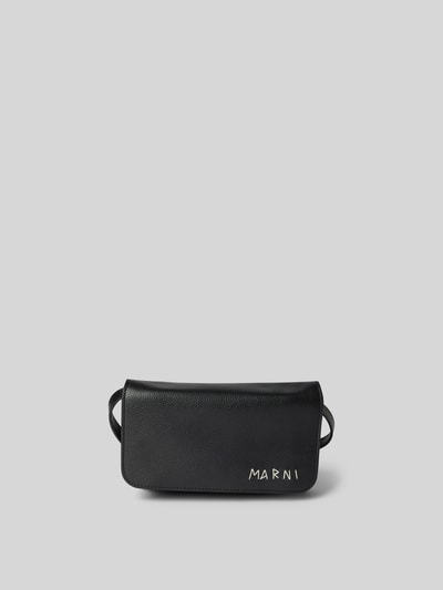 Marni Crossbody Bag mit Label-Print Black 2