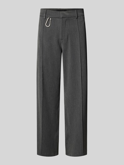 EIGHTYFIVE Stoffhose mit Nahtreißverschlusstaschen Mittelgrau Melange 2
