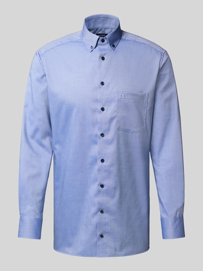 OLYMP Modern Fit Businesshemd mit Button-Down-Kragen Royal 2