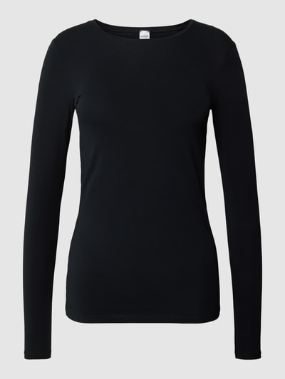 Skiny Longsleeve met ronde hals Zwart - 1