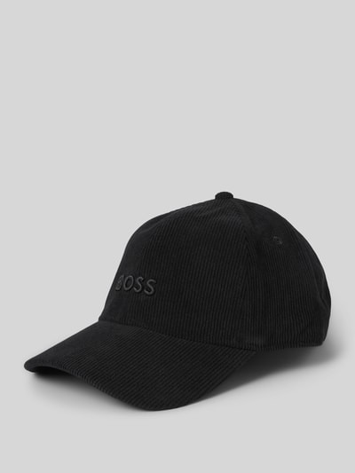 BOSS Basecap aus Cord Modell 'ZED' Black 1