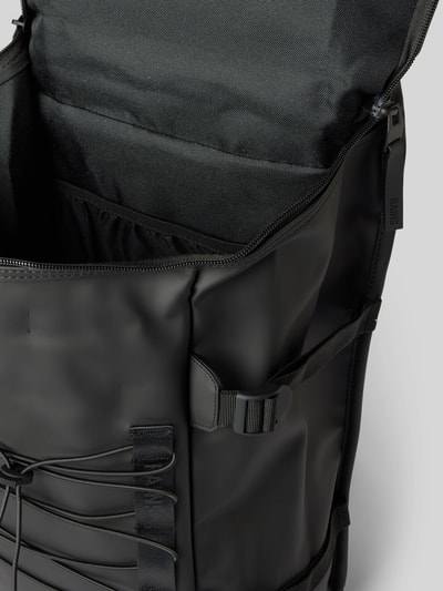 RAINS Rucksack in unifarbenem Design Black 4