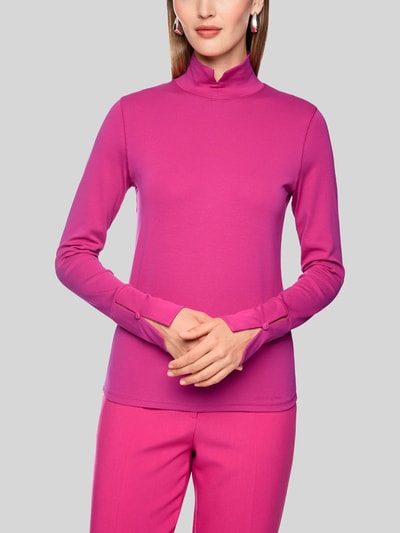 Marc Cain Langarmshirt mit Schlitzmanschetten Hellrosa 4