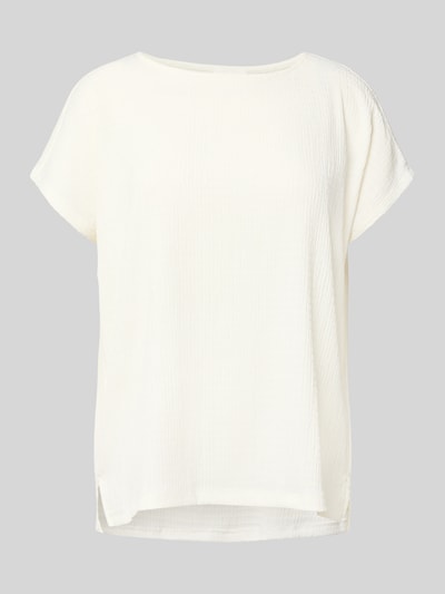s.Oliver RED LABEL Relaxed Fit T-Shirt mit Stretch-Anteil Offwhite 2