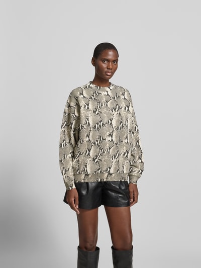Anine Bing Oversized Sweatshirt aus Baumwolle Mittelgrau 4
