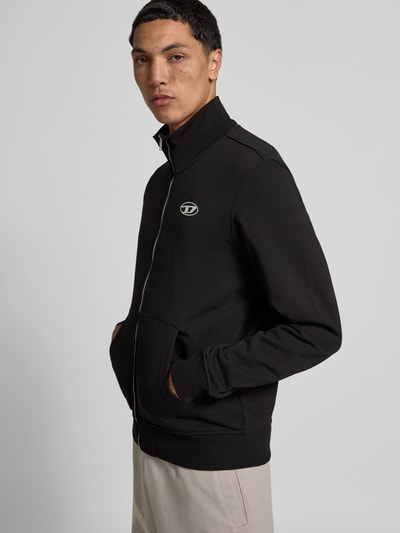 Diesel Sweatjacke mit Stehkragen Black 3
