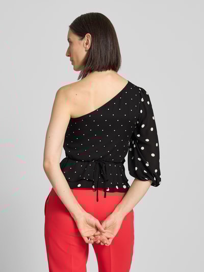 Marc Cain Blusenshirt mit One-Shoulder-Träger Black 5