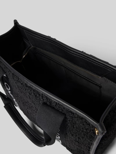 VALENTINO BAGS Torebka z futerka Czarny 4