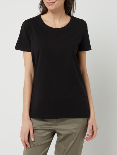 Fransa T-Shirt mit Stretch-Anteil Modell 'Zashoulder' Black 4