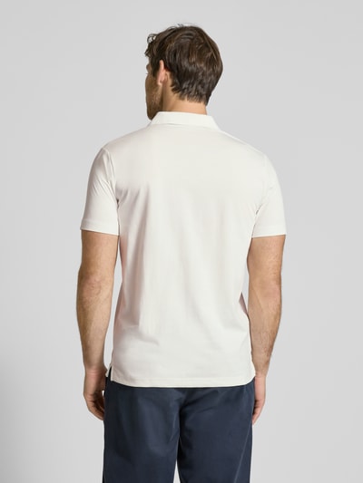 Lerros Regular fit poloshirt met borstzak Offwhite - 5
