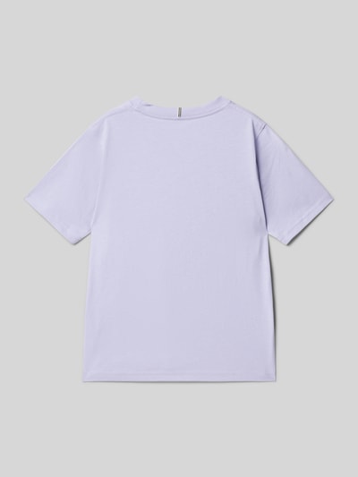 Jack & Jones T-Shirt mit Label-Print Modell 'FREDERIKSBERG' Mauve 3