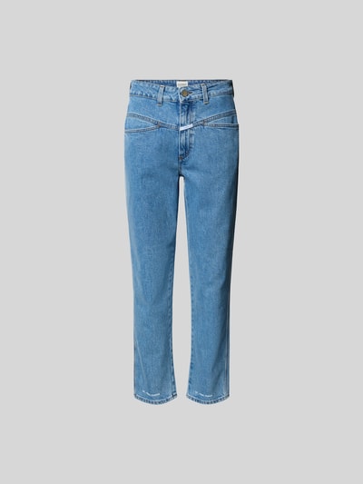 Closed Slim Fit Jeans mit Ziernähten Jeansblau 2