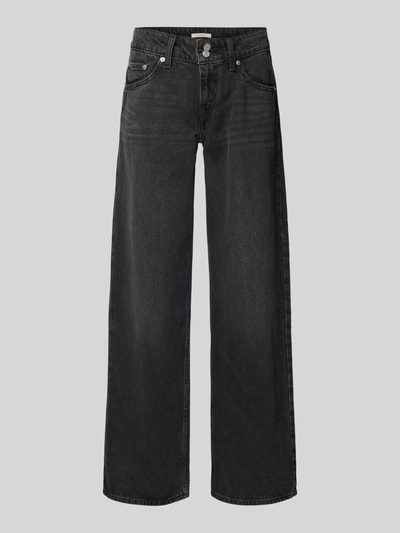 Levi's® Wide Leg Jeans im 5-Pocket-Design Modell 'SUPERLOW MIC DROPPED' Black 2