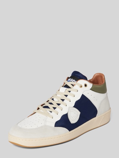 Blauer USA Leren sneakers met colour-blocking-design, model 'MURRAY' Wit - 1