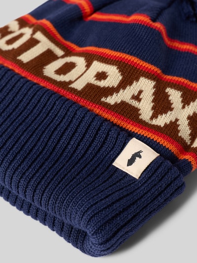 Cotopaxi Beanie met labeldetails Marineblauw - 2