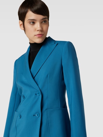 Weekend Max Mara Blazer van scheerwol met reverskraag, model 'NERVOSO' Petrol - 3