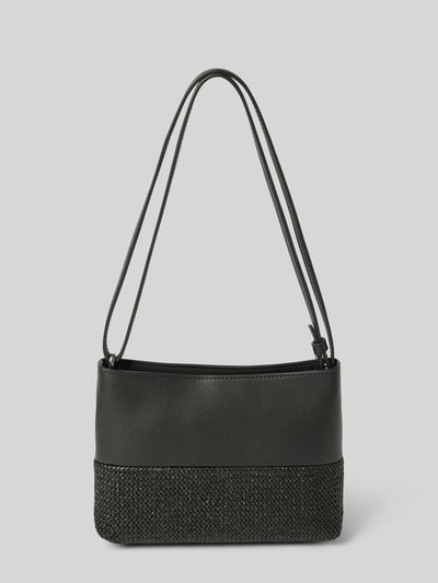 CK Calvin Klein Handtasche mit Label-Print Modell 'MIXMEDIA' Black 4
