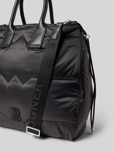 BOGNER Torba tote z detalem z logo model ‘Malina’ Czarny 3