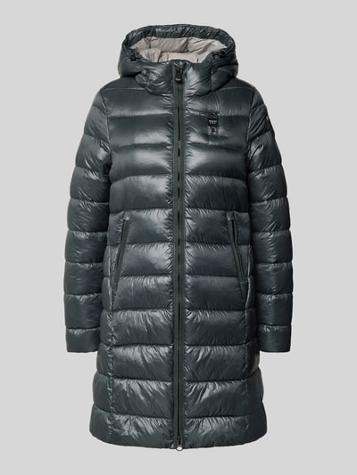 Blauer Usa Gewatteerde lange jas met Sorona®-vulling, model 'Adelaide' Donkergrijs - 2