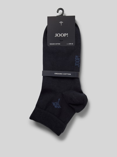 JOOP! Collection Sokken met labelstitching Marineblauw - 3