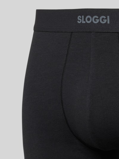 Sloggi Boxershorts mit elastischem Logo-Bund Black 2