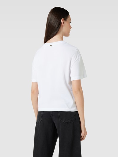 Rich & Royal T-shirt met siersteentjes Offwhite - 5